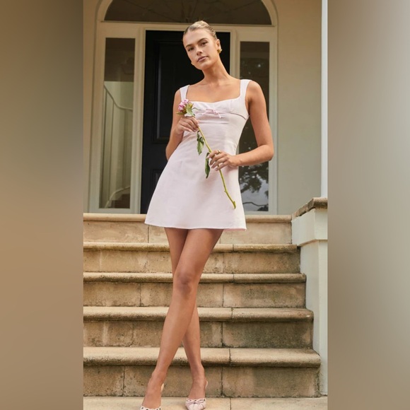 Peppermayo cadence baby Pink Mini Dress size 4 - Picture 2 of 10